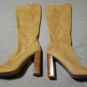 Tan Suede Boots